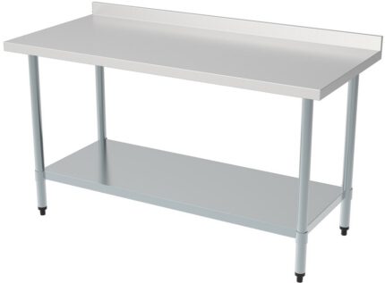 700 worktable bottom shelf upstand flat packed 1200