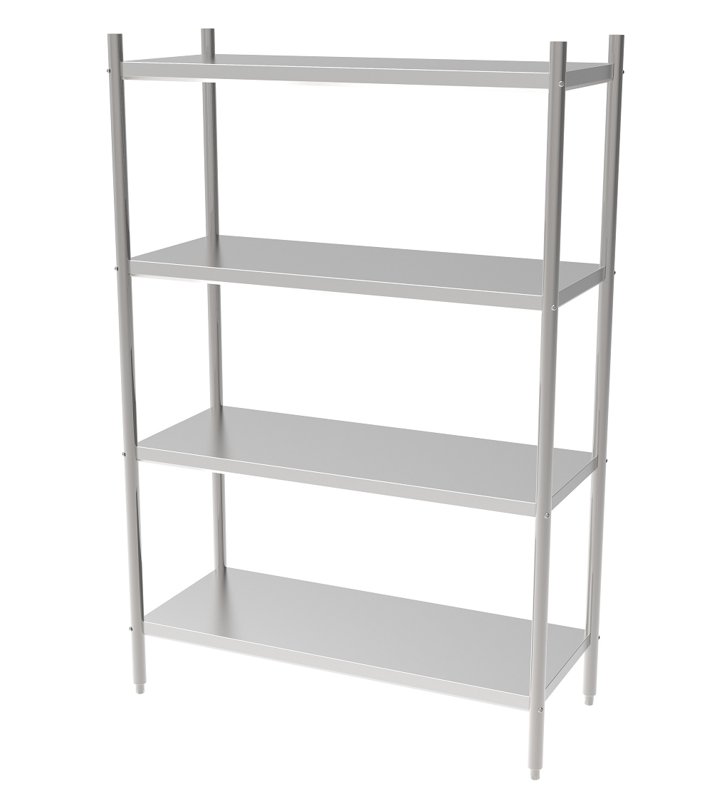 Shelf units 4 levels flat-packed 1000 Shelf units 4 levels flat-packed 1000