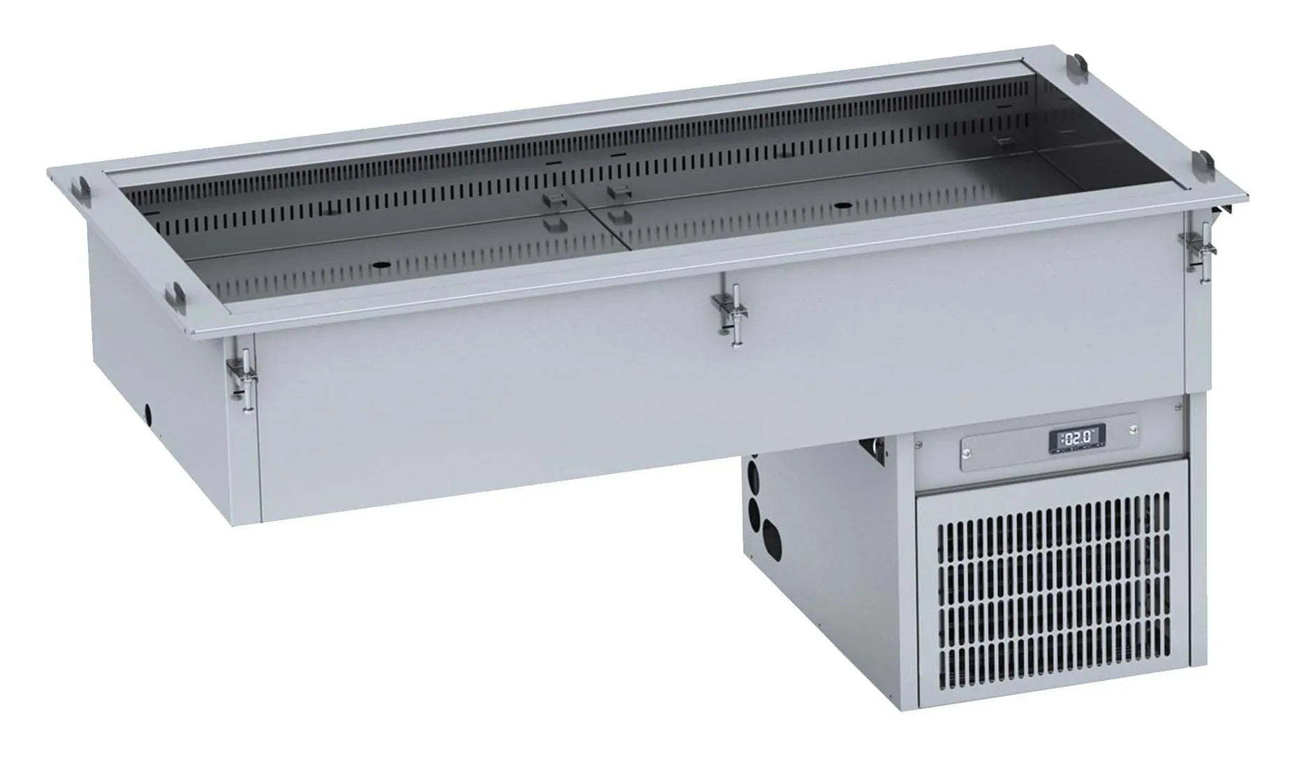 Drop-in refrigerated unit ventilated 2/1 - 160mm