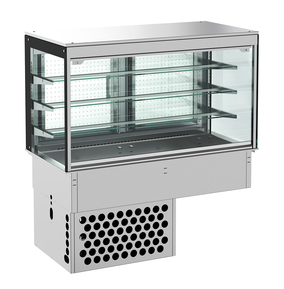 Drop-in cubic refrigerated display - closed 3/1 Drop-in cubic refrigerated display - closed 3/1