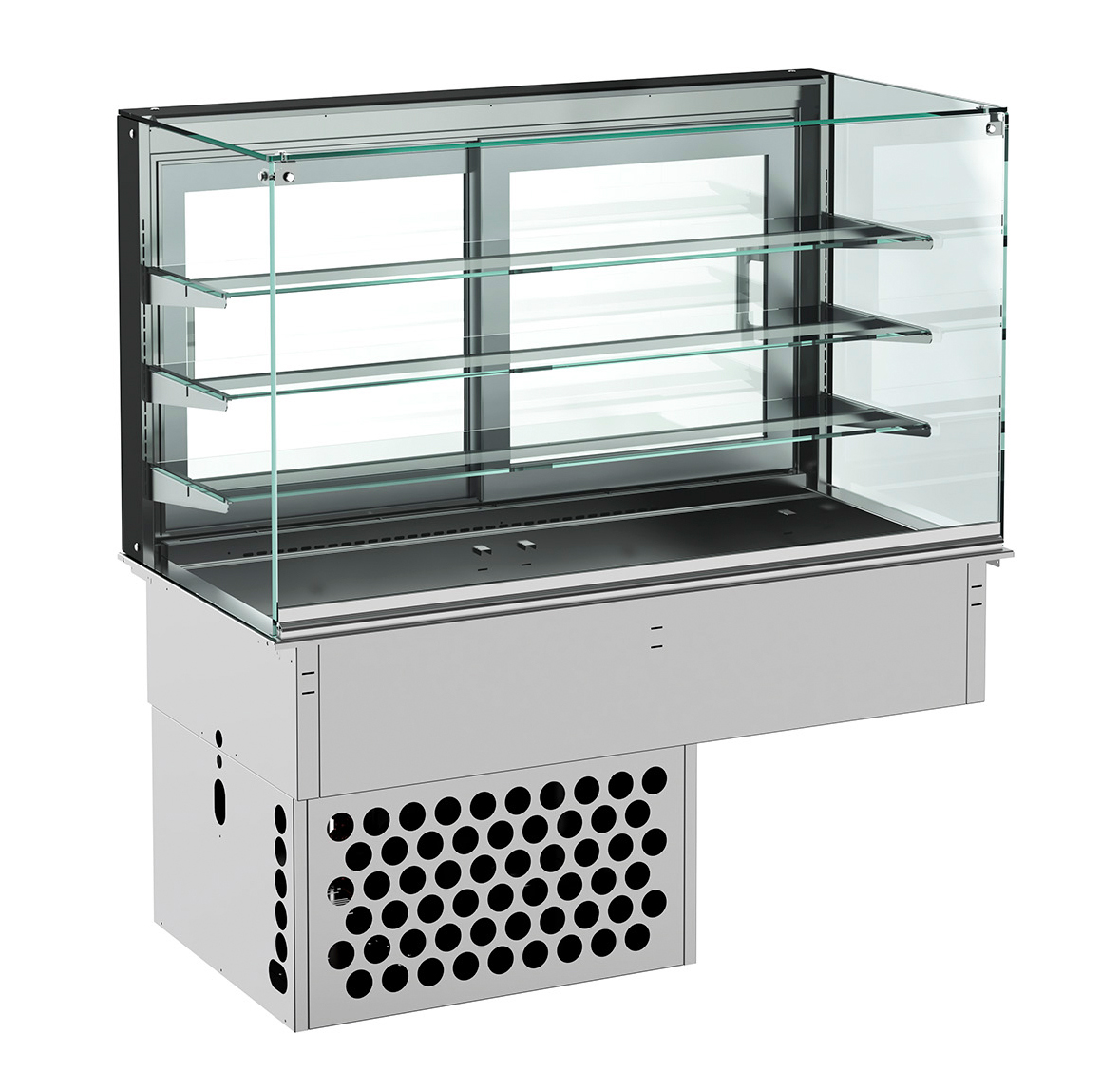 Drop-in cubic refrigerated display - closed 5/1 Drop-in cubic refrigerated display - closed 5/1