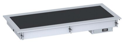 Drop-in heated ceramic top 3/1 - black