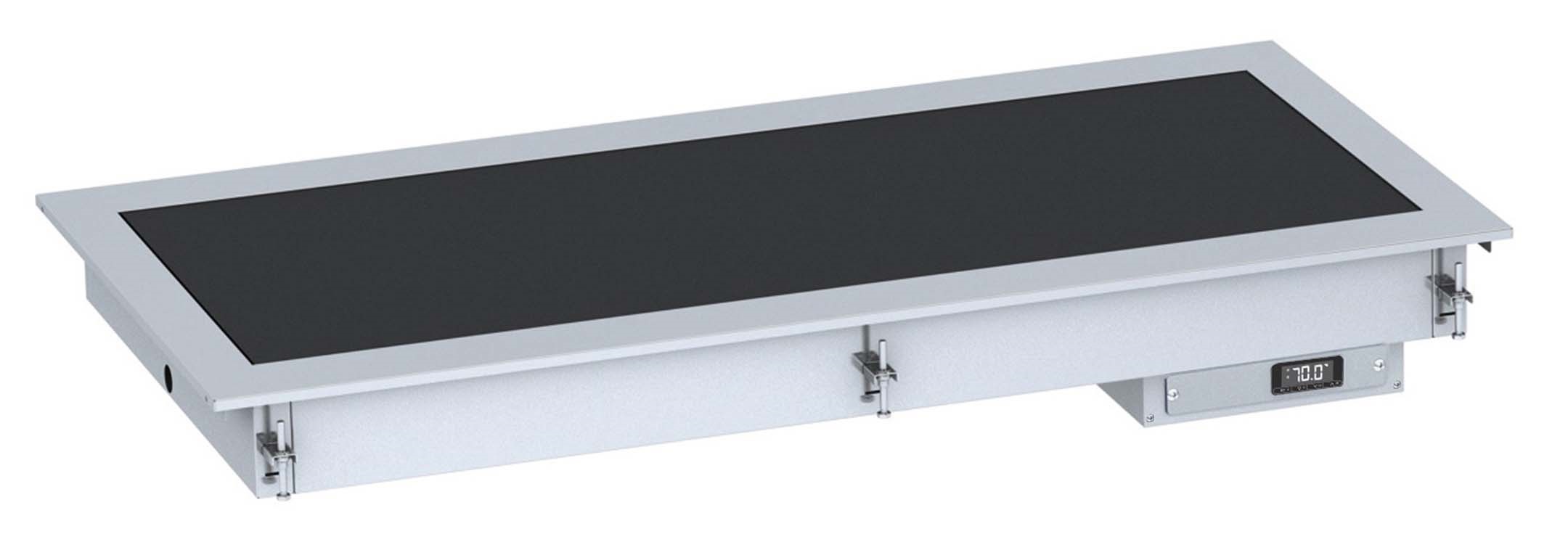 Drop-in heated ceramic top 3/1 - black Drop-in heated ceramic top 3/1 - black