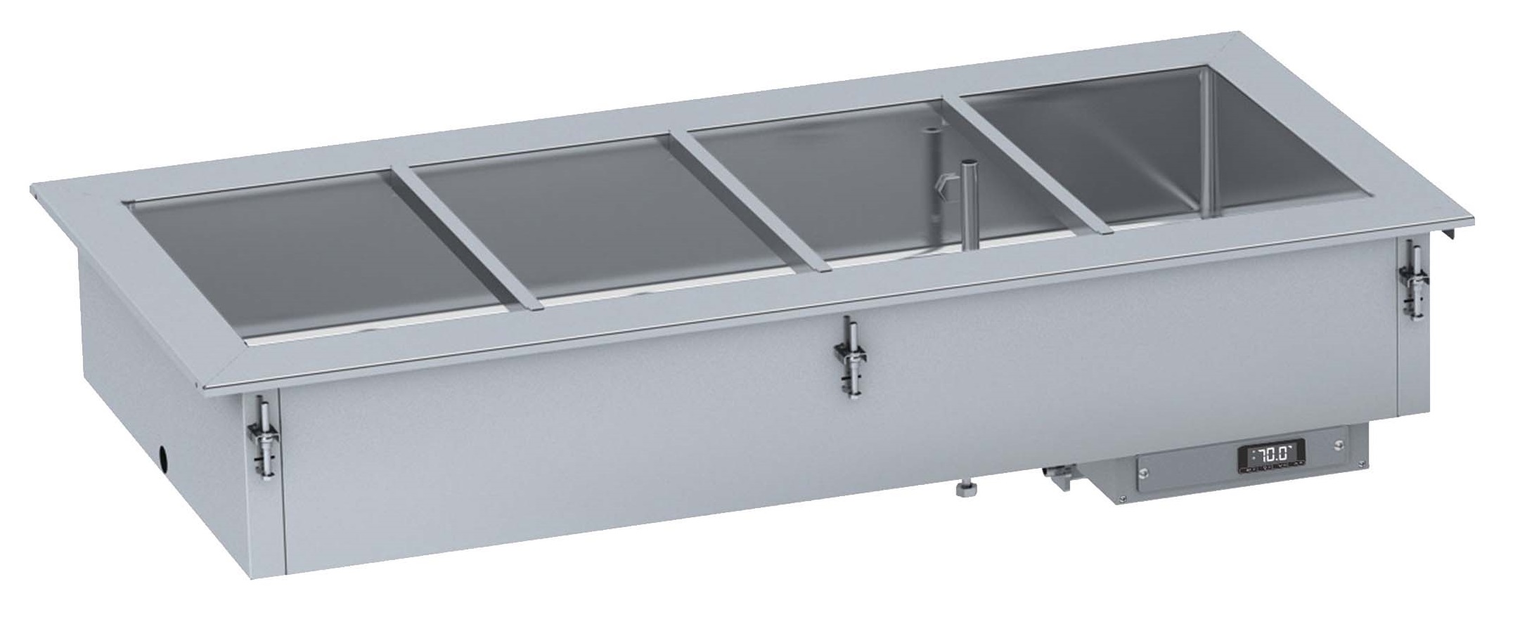 Drop-in bain-marie unit 1/1 - manual water filling Drop-in bain-marie unit 1/1 - manual water filling