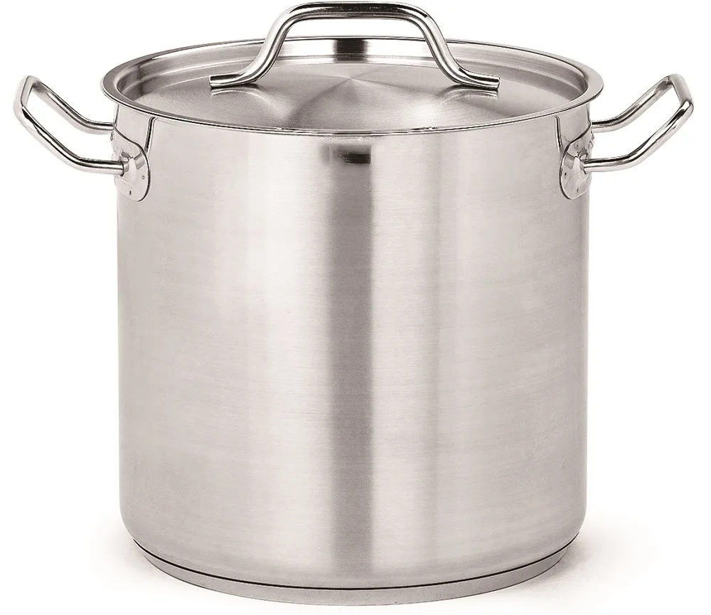 Deep stockpot high ss + lid ø32 25l