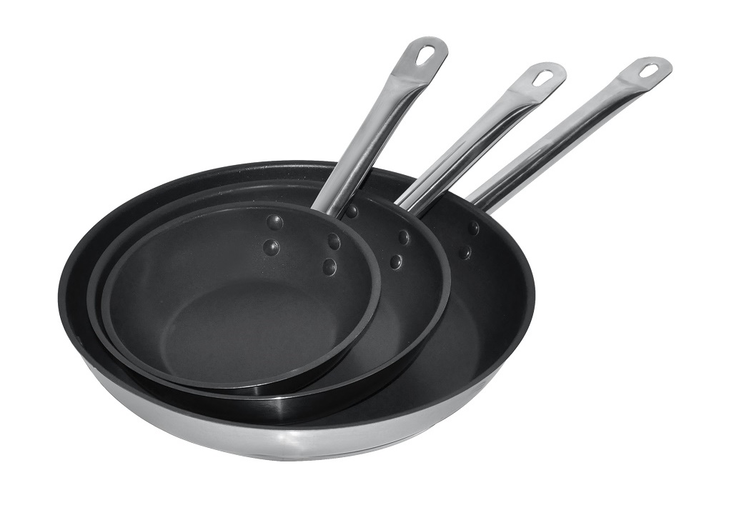Frypan ss + non-stick coating ø32 4l Frypan ss + non-stick coating ø32 4l