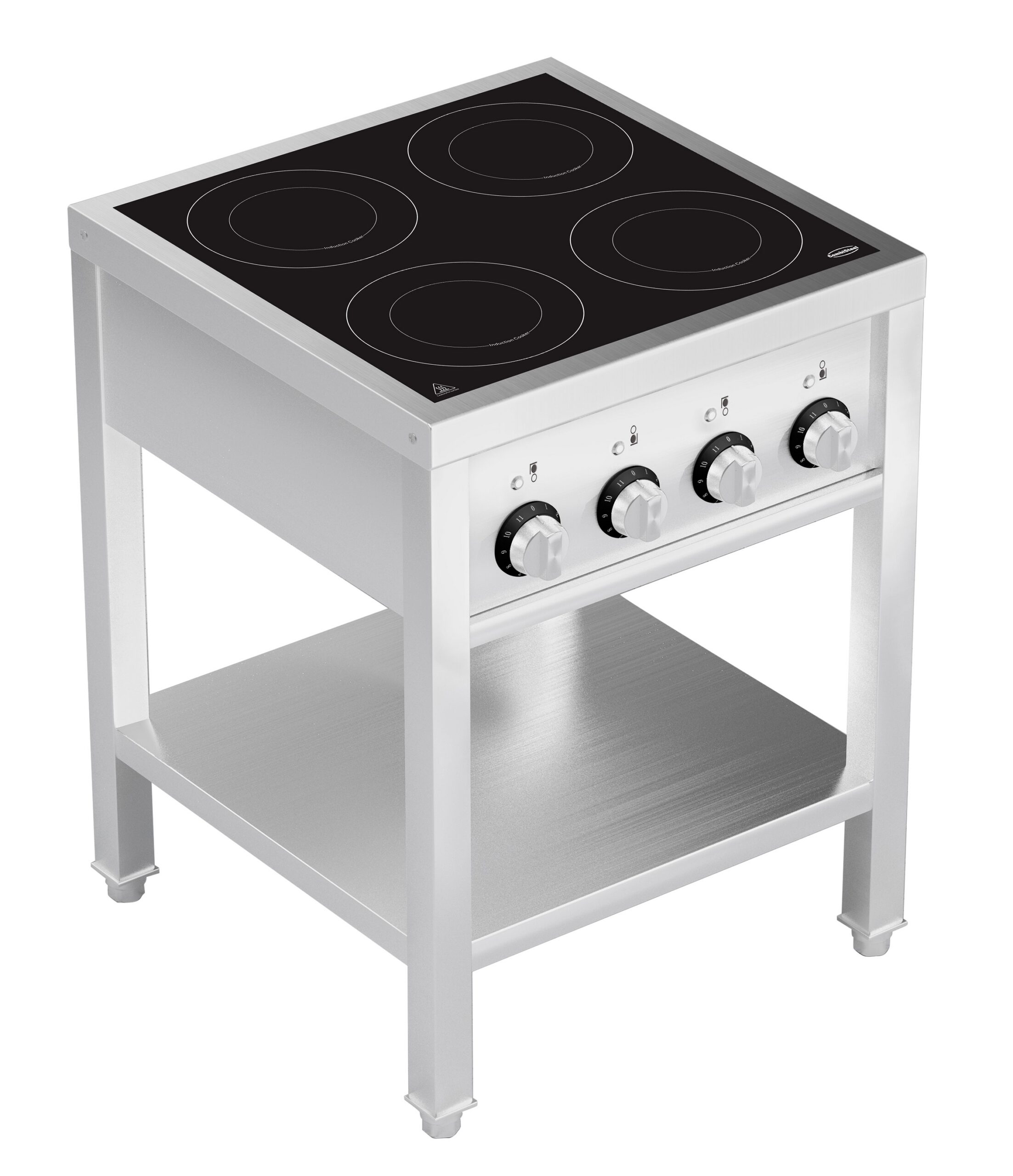 Induction stove 4 hobs with open frame Induction stove 4 hobs with open frame