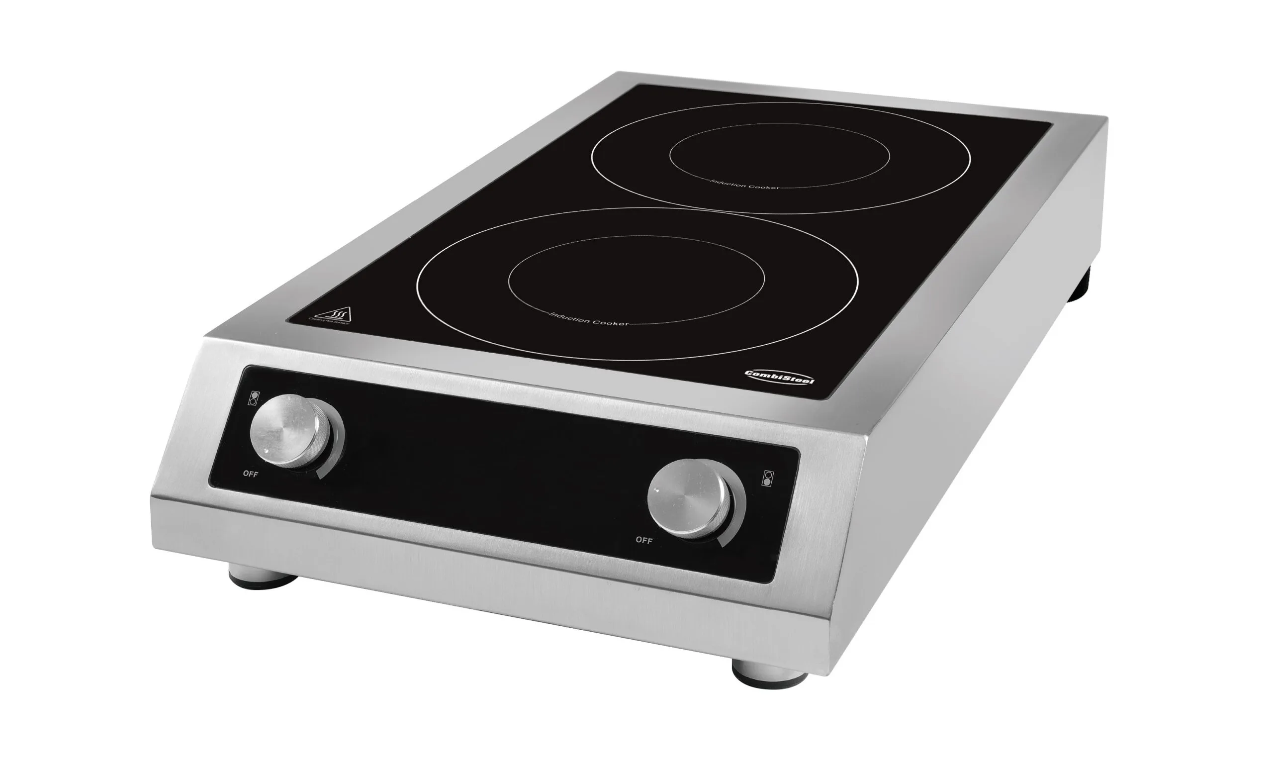 Countertop induction cooking top 2 hobs  only suitable for induction pans