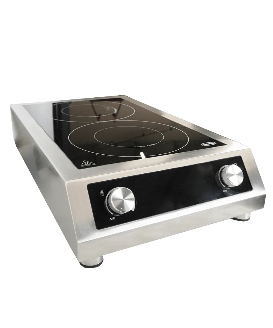 Countertop induction cooking top 2 hobs only suitable for induction pans - Image 4