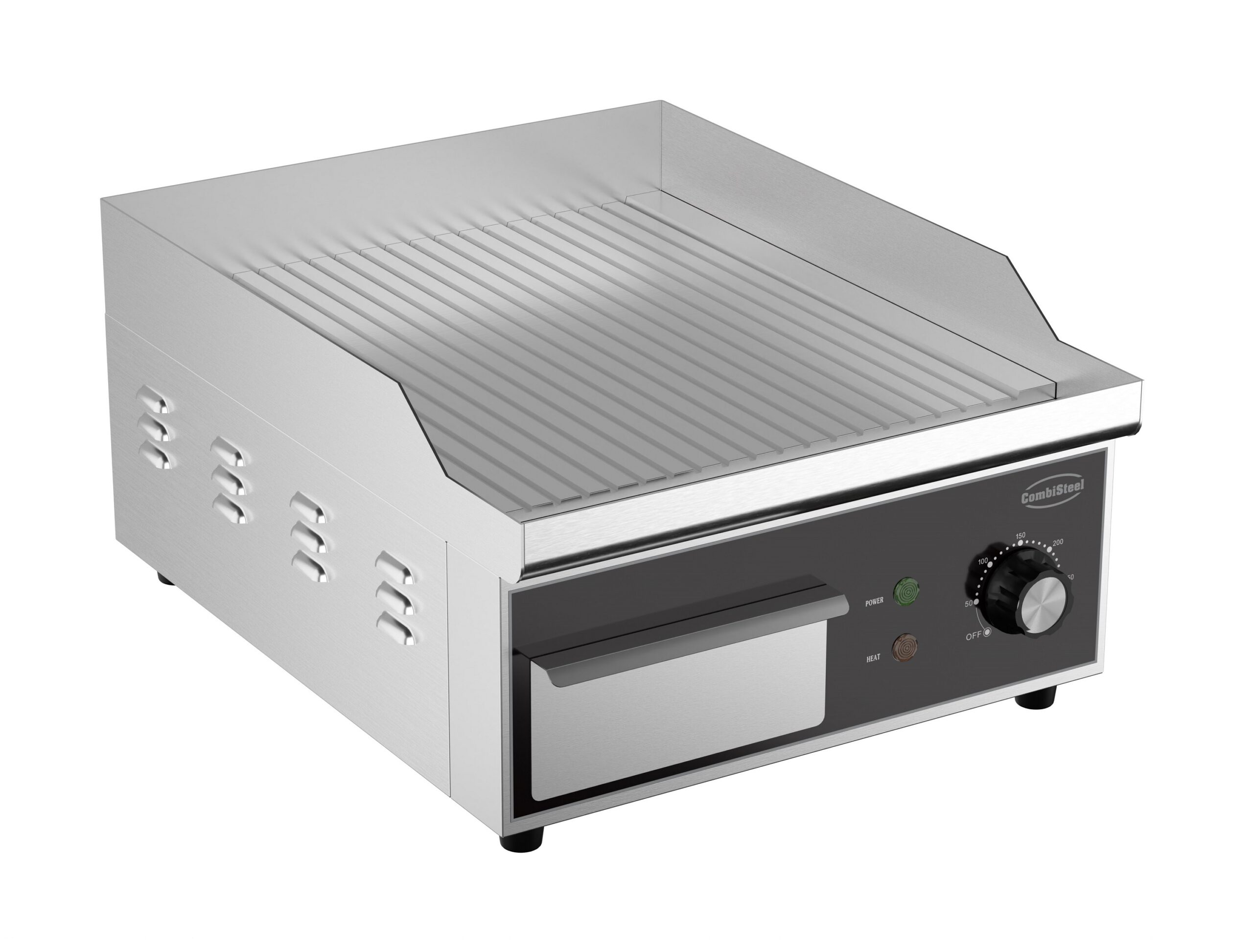 Electric fry top grooved Electric fry top grooved