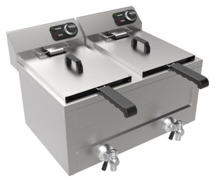Electric counter fryer 2x8l 2x3kw