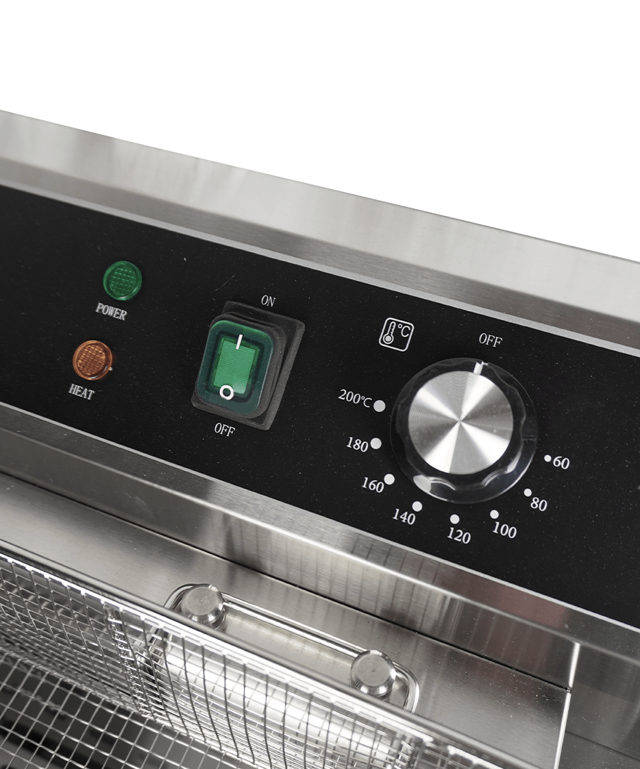 7518_0210_5-min_1 Электрическая настольная фритюрница 25 л - со сливным краном — изображение 7