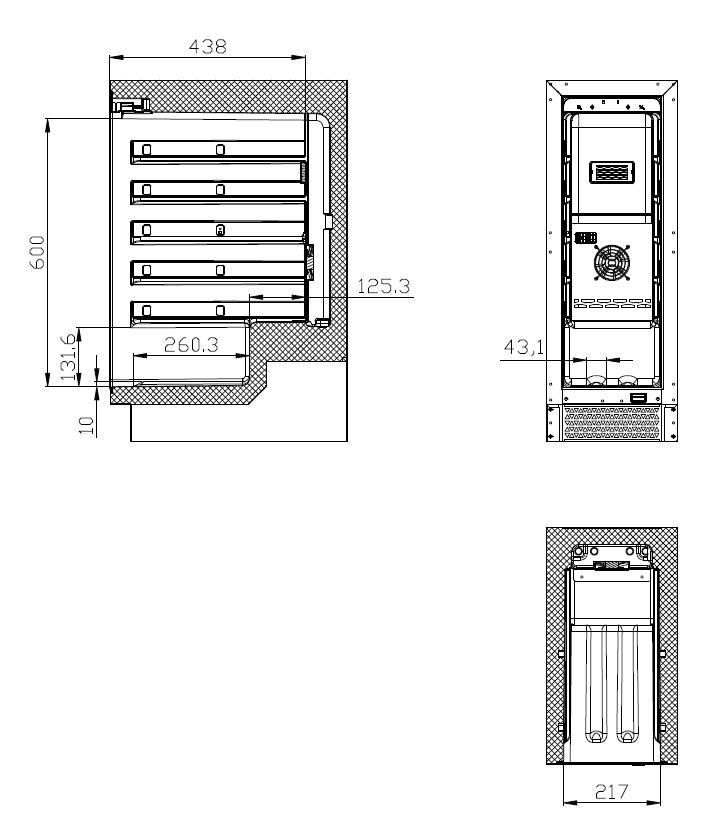 7525_0015-15000 Wine cooler 50L single zone - Image 4