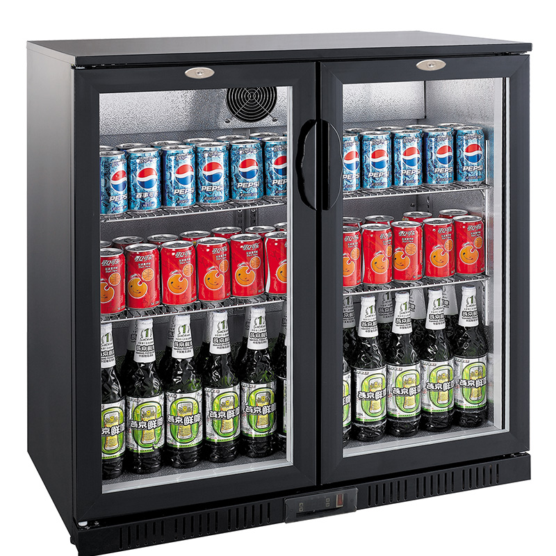 Backbar cooler black 2 doors Backbar cooler black 2 doors