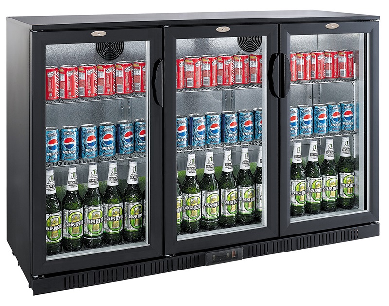 Backbar cooler black 3 doors Backbar cooler black 3 doors
