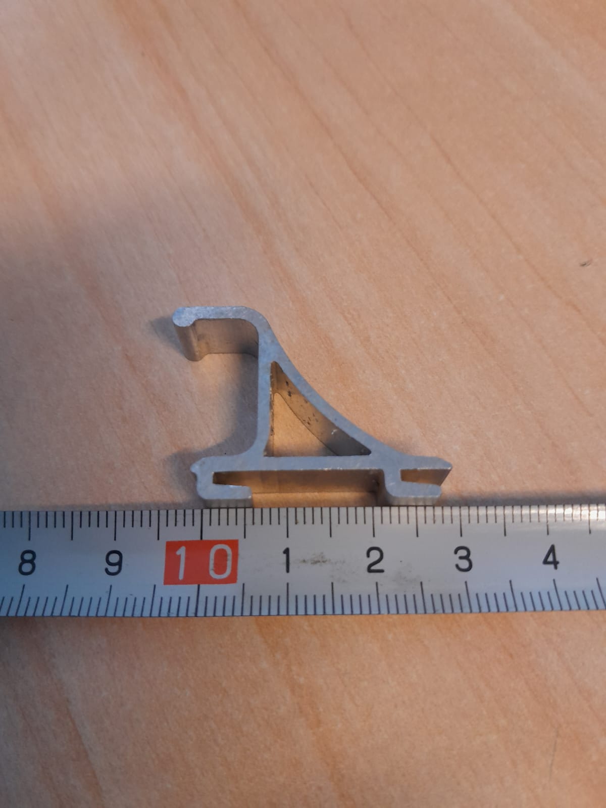 7527_9100_hoogte_1 Set 4 clips for shelf 7527.0100-0105-0110-0115 - Image 4