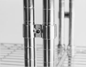 7530_9000-15445 2 vnt. chromuotų stulpų laikiklių rinkinys, skirtas 7530.0005-0010-0015-0020 - Image 2