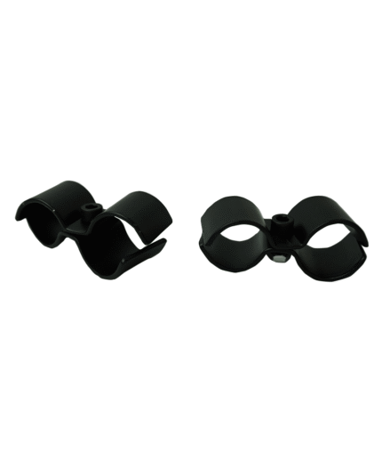 Set of 2 pole clamps black for 7530.0025-0030-0035-0040