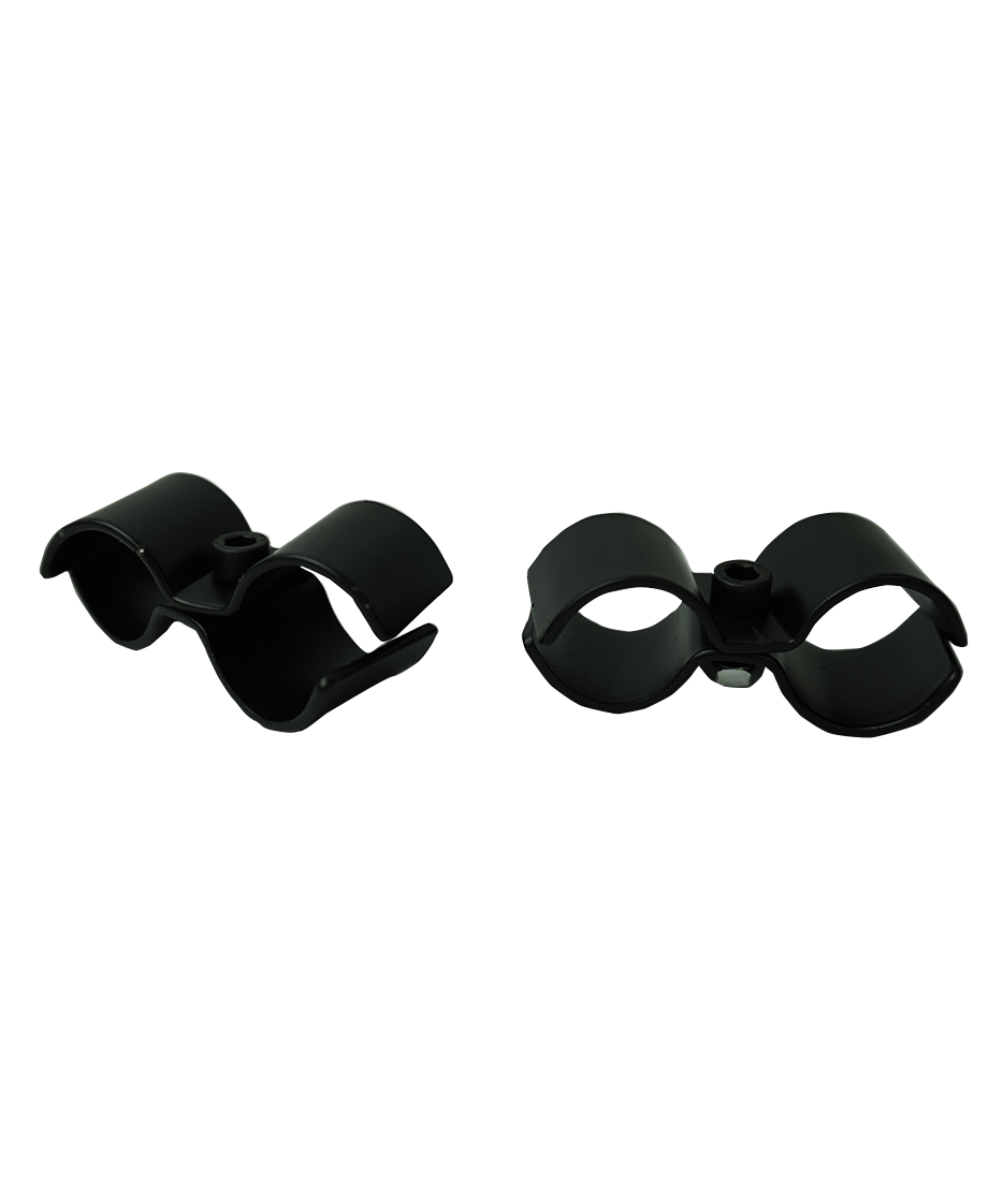 Set of 2 pole clamps black for 7530.0025-0030-0035-0040 Set of 2 pole clamps black for 7530.0025-0030-0035-0040