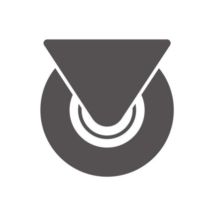 Castor set 4x for shelf units