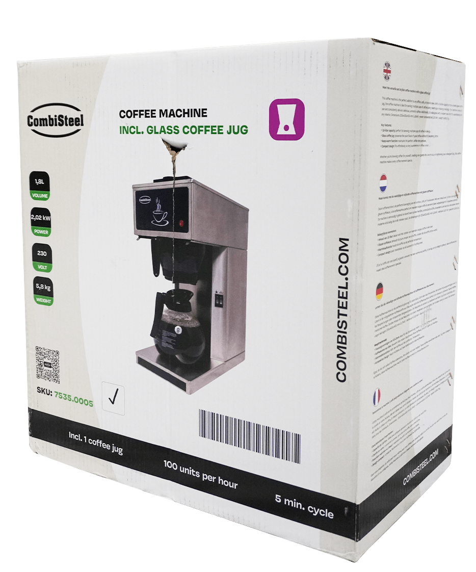 7535_0005_doos-min_1 Coffee machine including 1 glass coffee jug 1.8L - Image 7