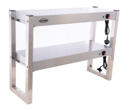 Overshelf halogen heated 2 levels 900 flat packed