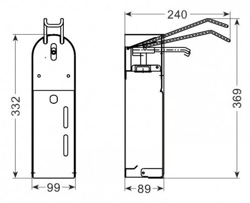 7812_1000-12941 Dezinfekcijos stotelė su alkūniniu dozatoriumi - Image 4