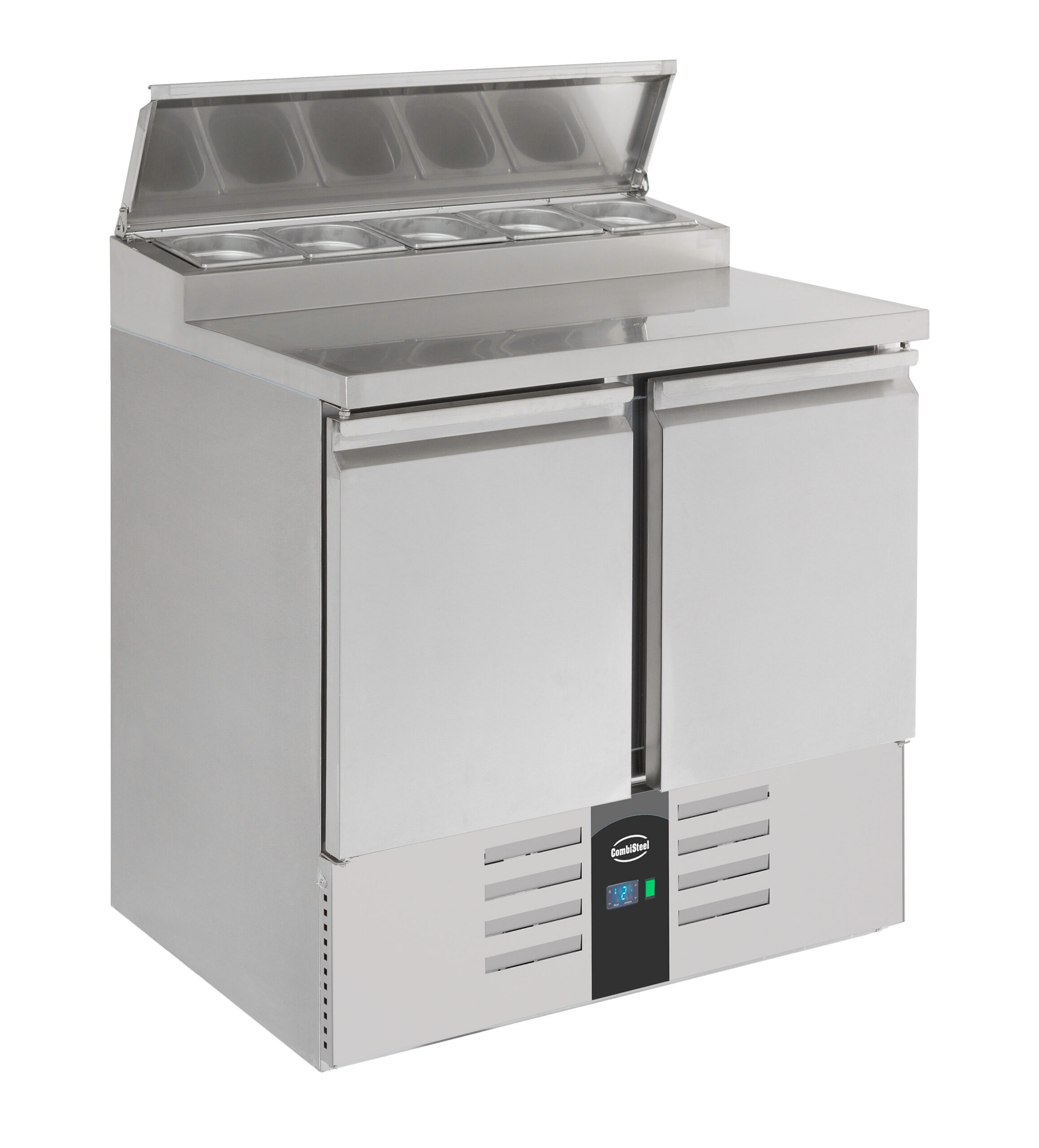 7950_0095b_1 Saladette 2 doors 5x1/6GN container - Image 2