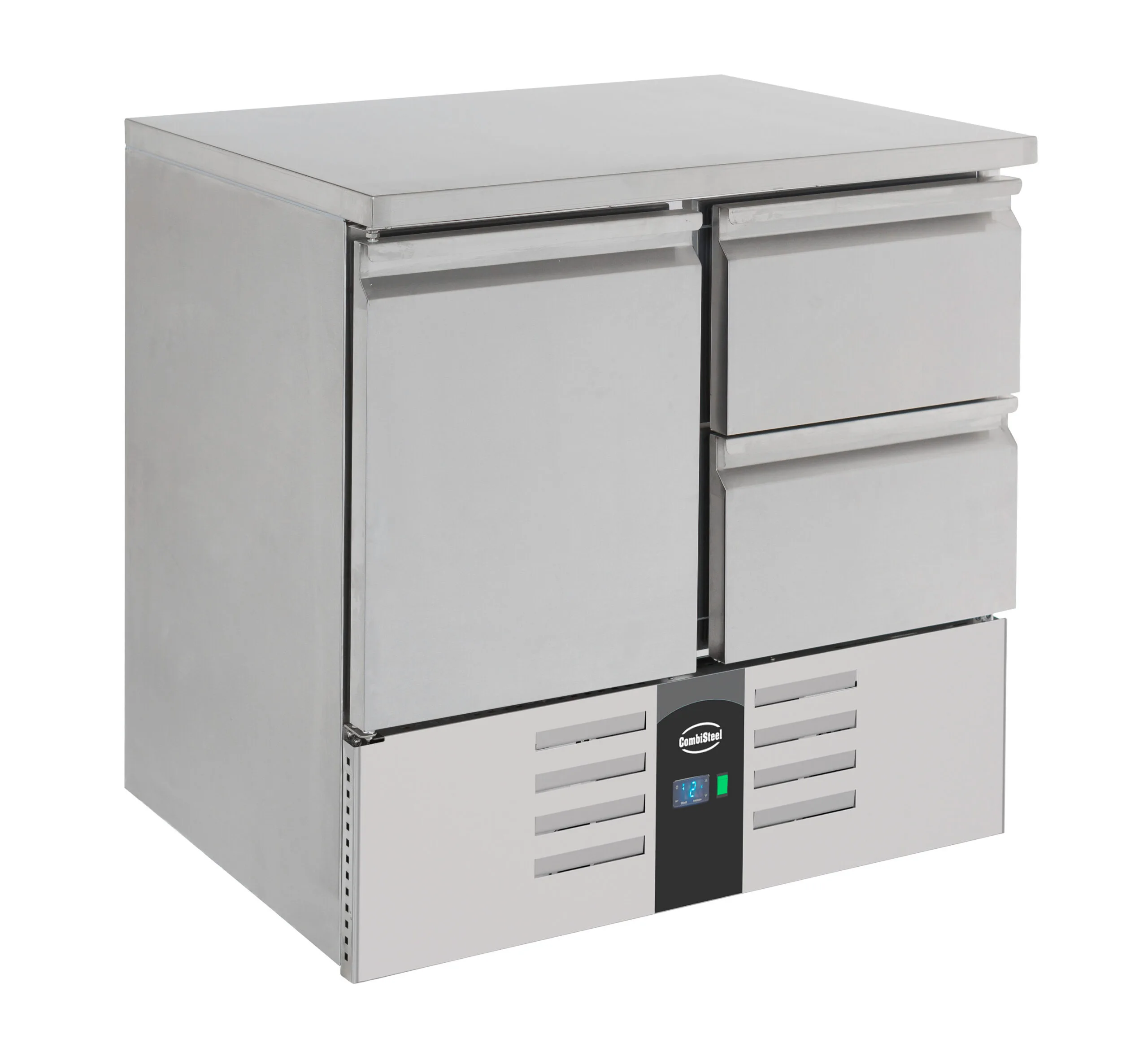 Refrigerated counter 1 door/2 drawers
