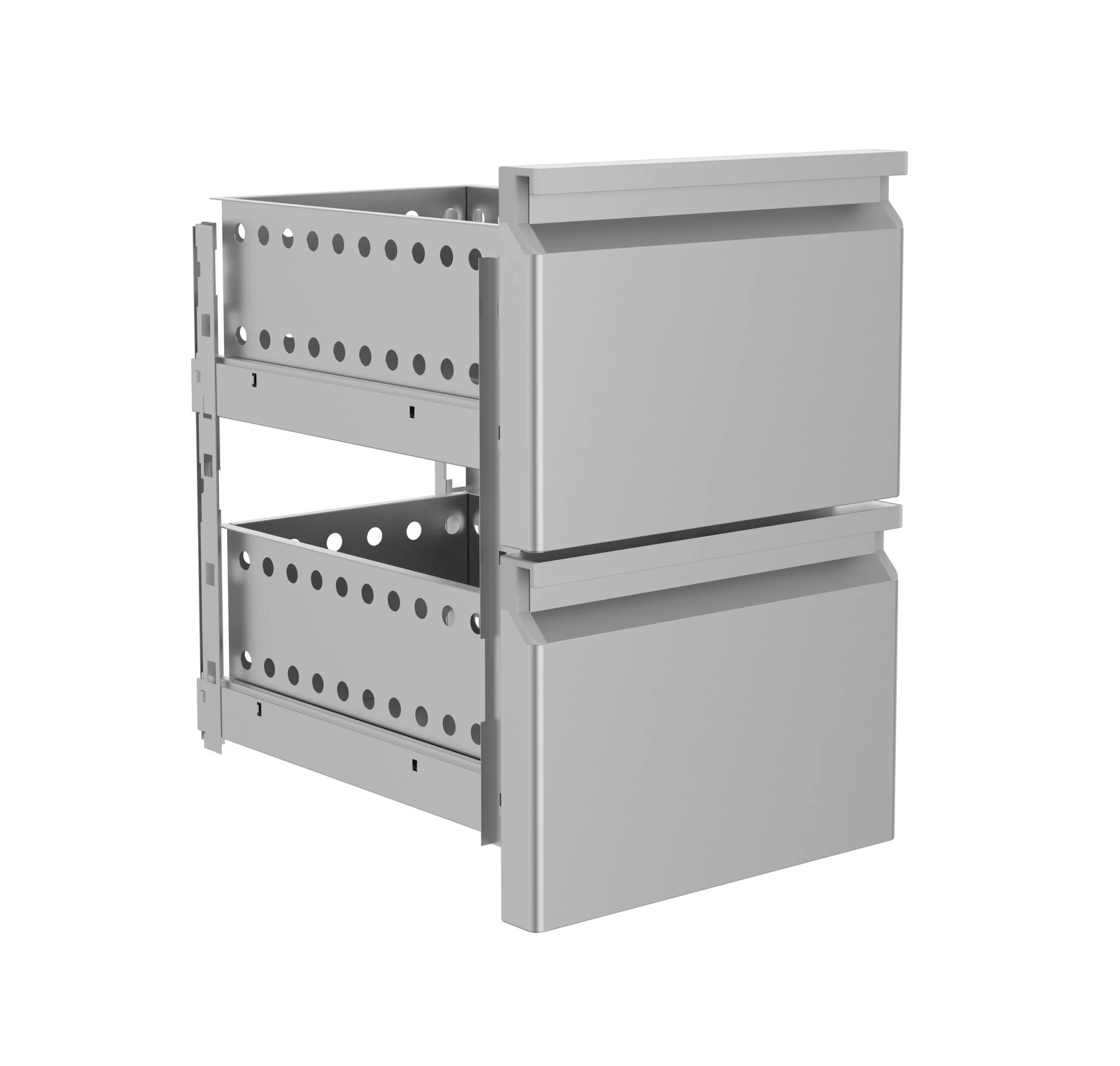 Drawerset s serie combisteel doesn’t give any warranty on the installation of the drawerset