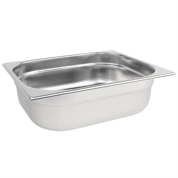 Stainless steel food service pan