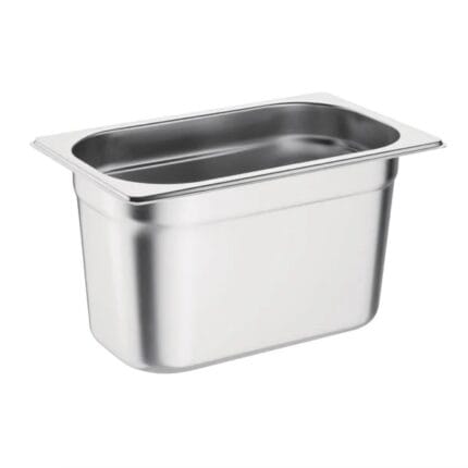 Stainless steel food service pan container