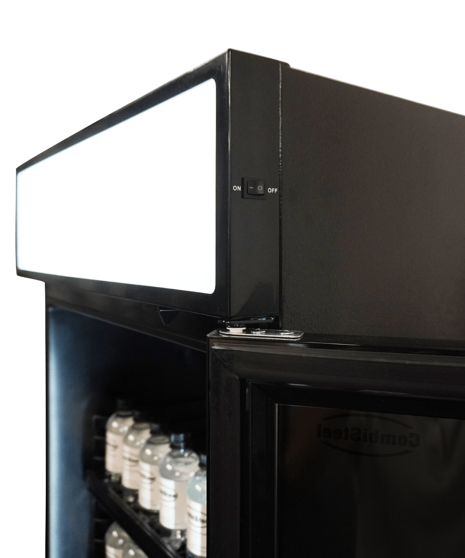 7086.0010-9-min Šaldytuvas 1 stiklinėmis durimis juodas su šviesdėže SVE-450 BLC - Image 6