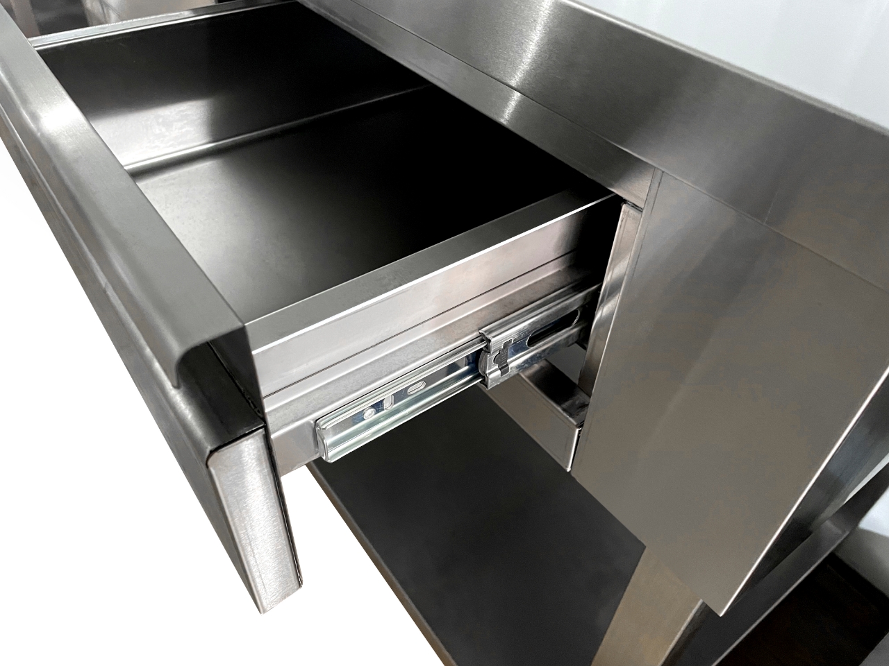 7088.1000-1005b Stainless Steel Coffee Worktable 1000x600x1150 - Image 3