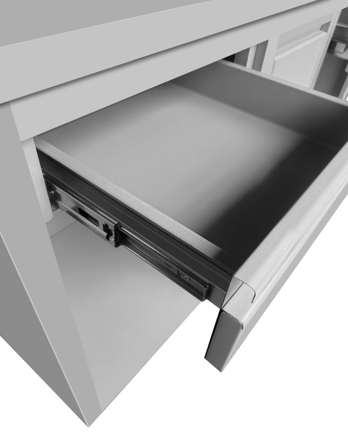 7088.1010a Кофейный рабочий стол из нержавеющей стали 1500x600x1150 — изображение 2