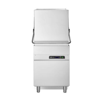 Commercial stainless steel hood-type dishwasher