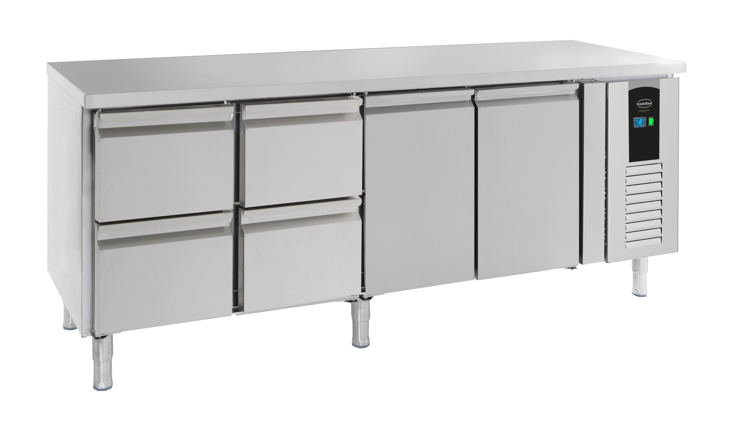 7450.5035_1 700 Šaldymo stalas su 2 durimis ir 4 stalčiais, Energijos linija