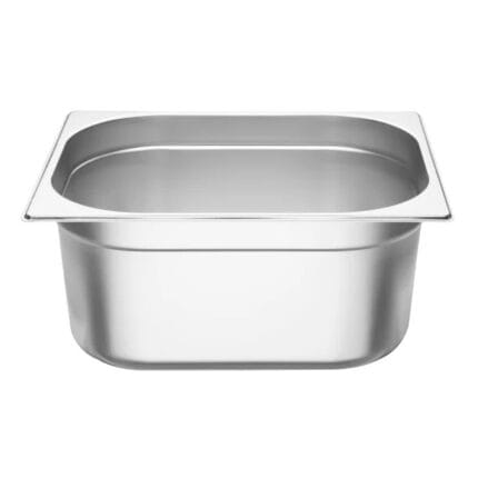 Stainless steel food service pan container